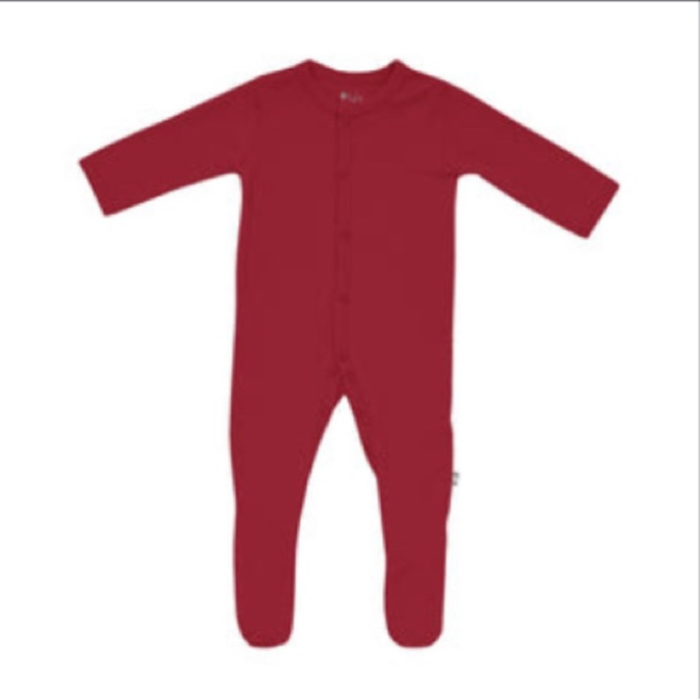 Kyte Baby Footie in Ruby (6-12m)
